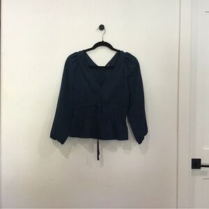 Navy blue top